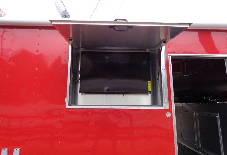 1221-concession-trailer-8.5-x-28-red-bbq-smoker-event-food-catering-11.jpg Concession Trailer 8.5' x 28' Red - BBQ Smoker Event Food Catering