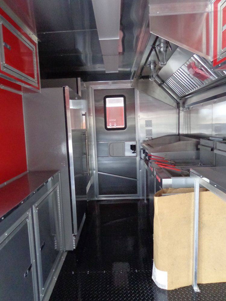 1221-concession-trailer-8.5-x-28-red-bbq-smoker-event-food-catering-30.jpg Concession Trailer 8.5' x 28' Red - BBQ Smoker Event Food Catering