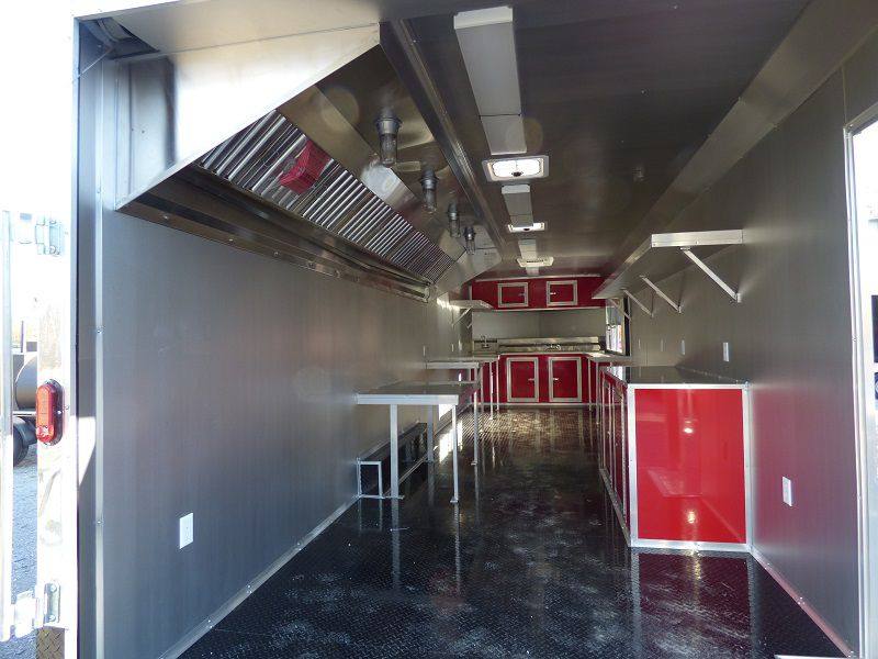1222-concession-trailer-8.5-x-28-red-enclosed-food-catering-event-13.jpg Concession Trailer 8.5' x 28' Red - Enclosed Food Catering Event