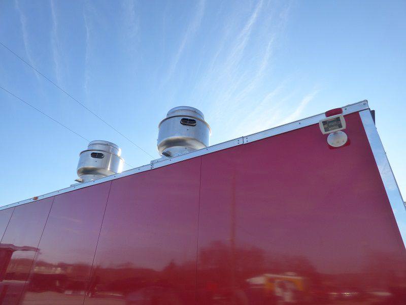 1222-concession-trailer-8.5-x-28-red-enclosed-food-catering-event-15.jpg Concession Trailer 8.5' x 28' Red - Enclosed Food Catering Event