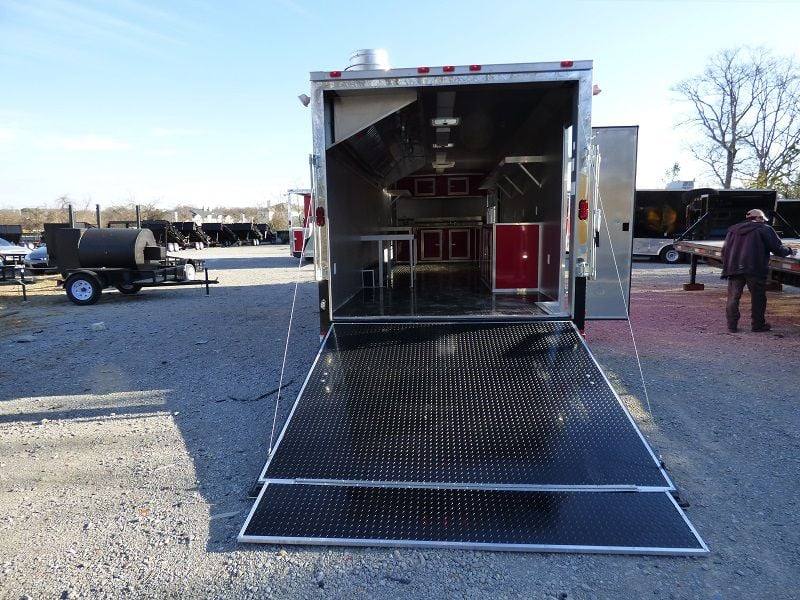 1223-concession-trailer-8.5-x-28-red-food-catering-event-with-appliances-17.jpg Concession Trailer 8.5' x 28' Red - Food Catering Event (With Appliances)