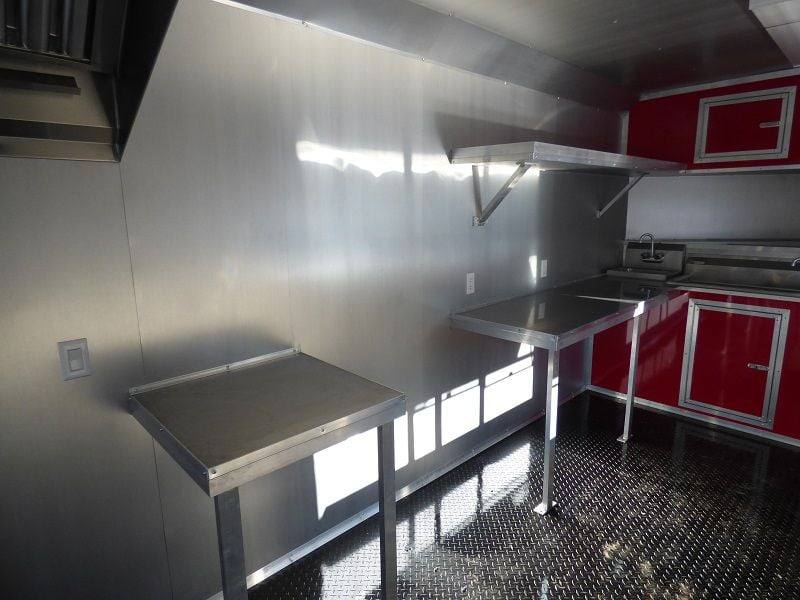 1223-concession-trailer-8.5-x-28-red-food-catering-event-with-appliances-19.jpg Concession Trailer 8.5' x 28' Red - Food Catering Event (With Appliances)