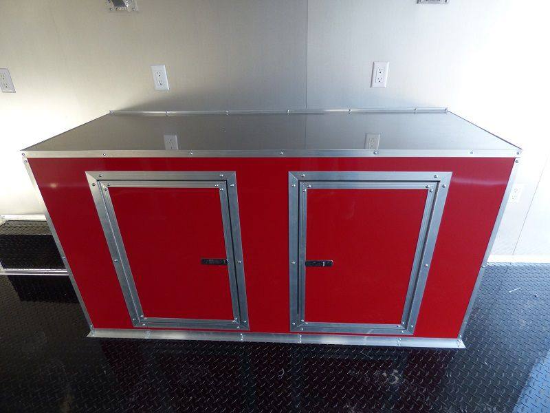 1223-concession-trailer-8.5-x-28-red-food-catering-event-with-appliances-22.jpg Concession Trailer 8.5' x 28' Red - Food Catering Event (With Appliances)