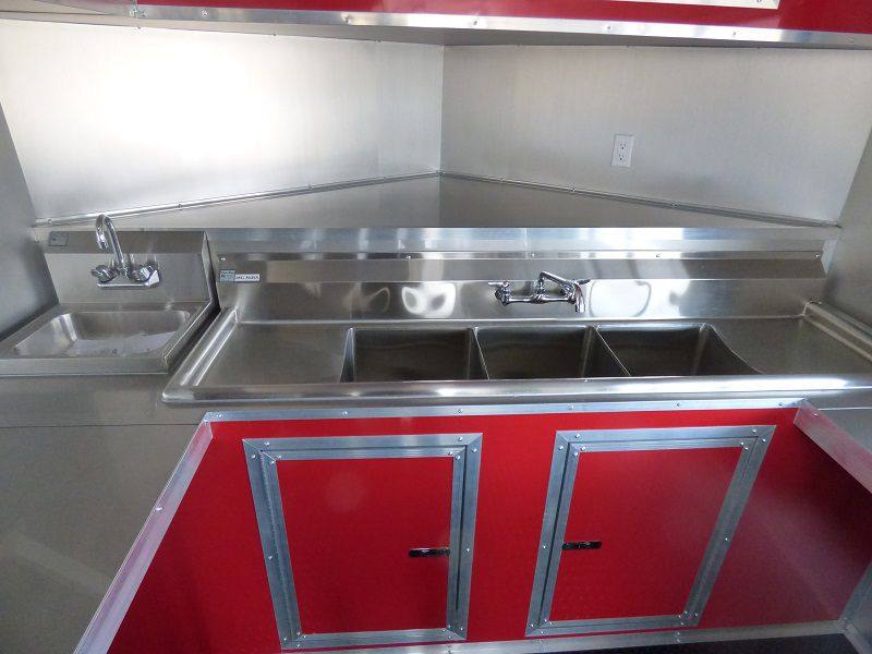 1223-concession-trailer-8.5-x-28-red-food-catering-event-with-appliances-28.jpg Concession Trailer 8.5' x 28' Red - Food Catering Event (With Appliances)