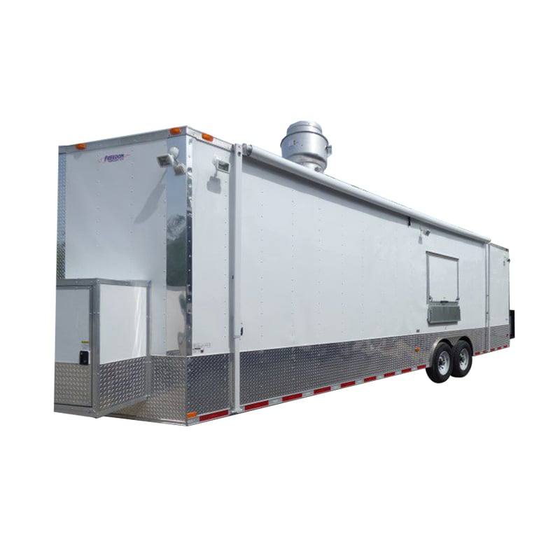 1224-concession-trailer-8.5-x-28-white-food-event-catering-1.jpg Concession Trailer 8.5' X 28' White - Food Event Catering