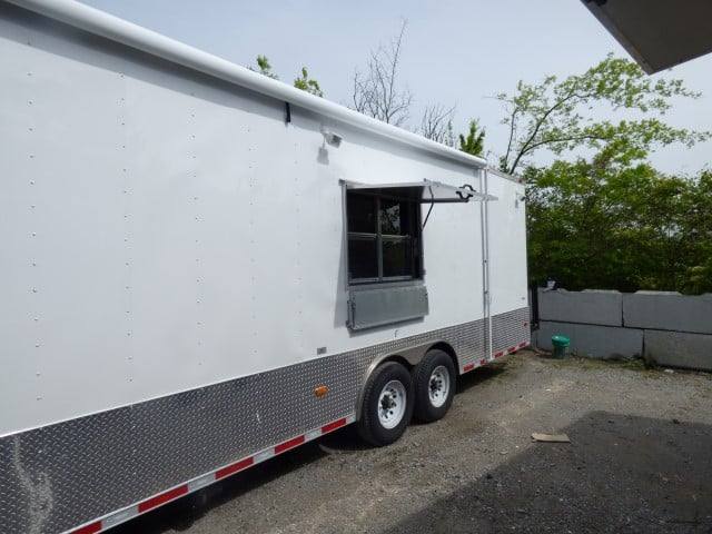 1224-concession-trailer-8.5-x-28-white-food-event-catering-9.jpg Concession Trailer 8.5' X 28' White - Food Event Catering