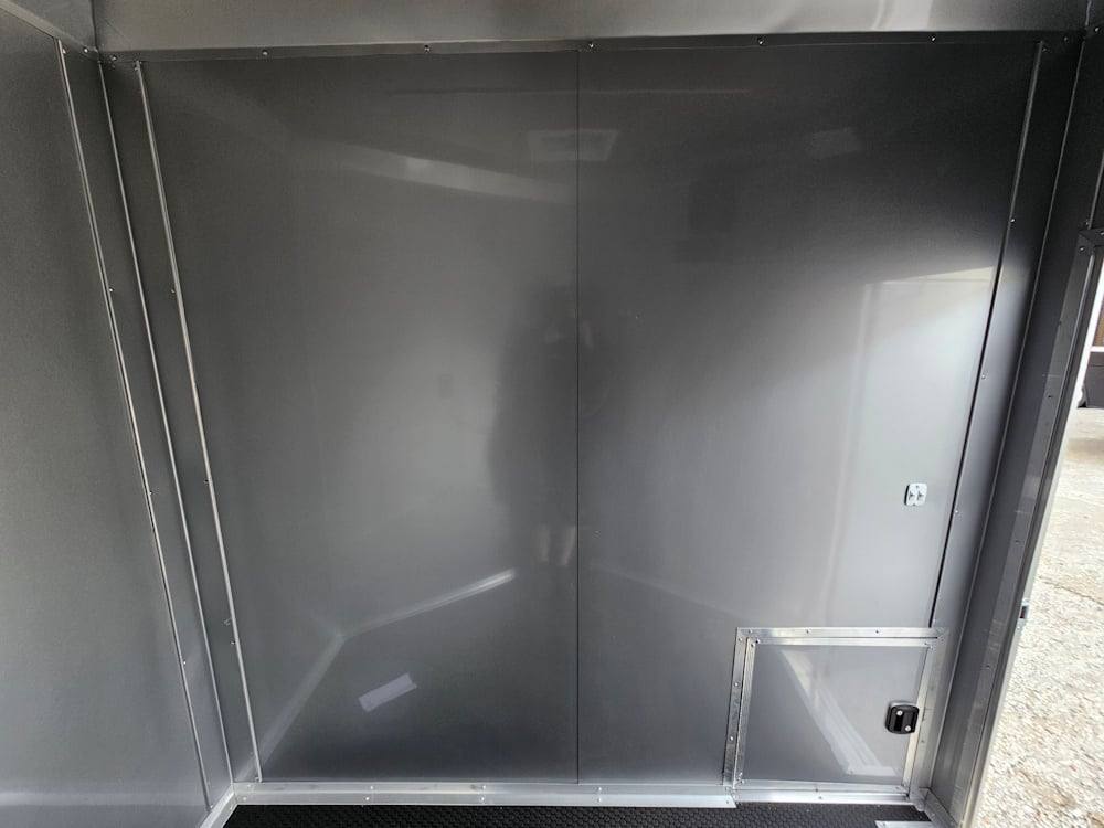 Concession Trailer 8.5' X 28' Yellow Concession Trailer Kettle Corn Event Catering