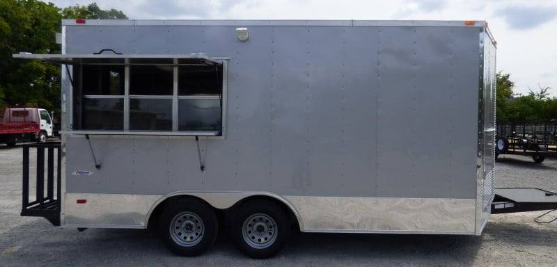 123-8.5-x-16-concession-trailer-silver-frost-catering-event-8.jpg 8.5' x 16' Concession Trailer Silver Frost Catering Event