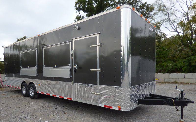 1234-concession-trailer-8.5-x-30-charcoal-gray-catering-food-vending-15.jpg Concession Trailer 8.5' x 30' Charcoal Gray - Catering Food Vending