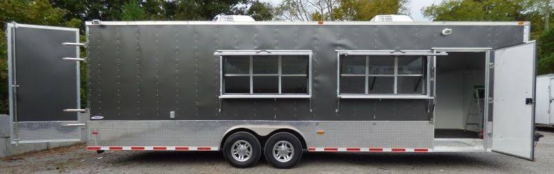 1234-concession-trailer-8.5-x-30-charcoal-gray-catering-food-vending-19.jpg Concession Trailer 8.5' x 30' Charcoal Gray - Catering Food Vending