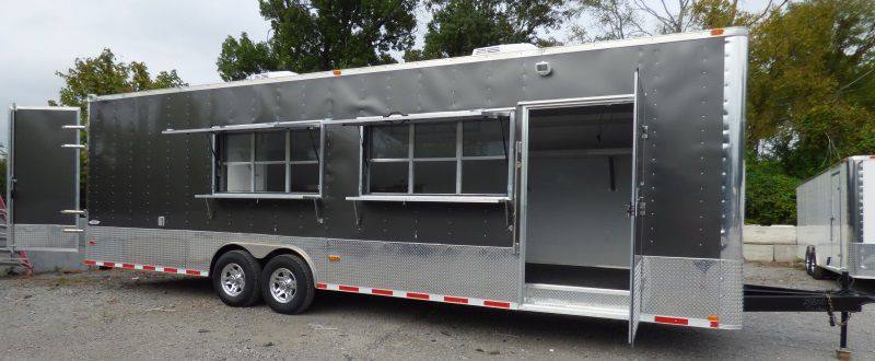 1234-concession-trailer-8.5-x-30-charcoal-gray-catering-food-vending-5.jpg Concession Trailer 8.5' x 30' Charcoal Gray - Catering Food Vending