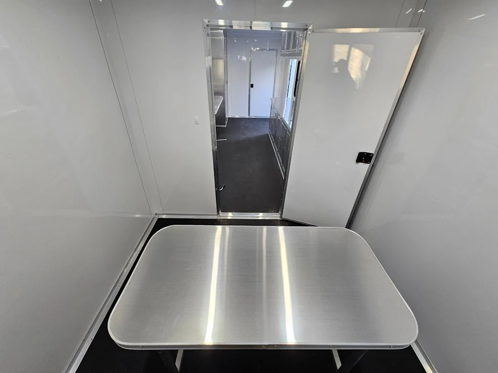 Concession Trailer 8.5' X 30' Charcoal Grey Mobile Office Trailer