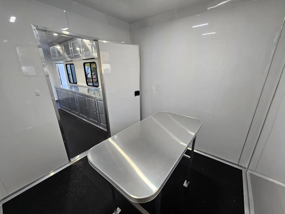 Concession Trailer 8.5' X 30' Charcoal Grey Mobile Office Trailer