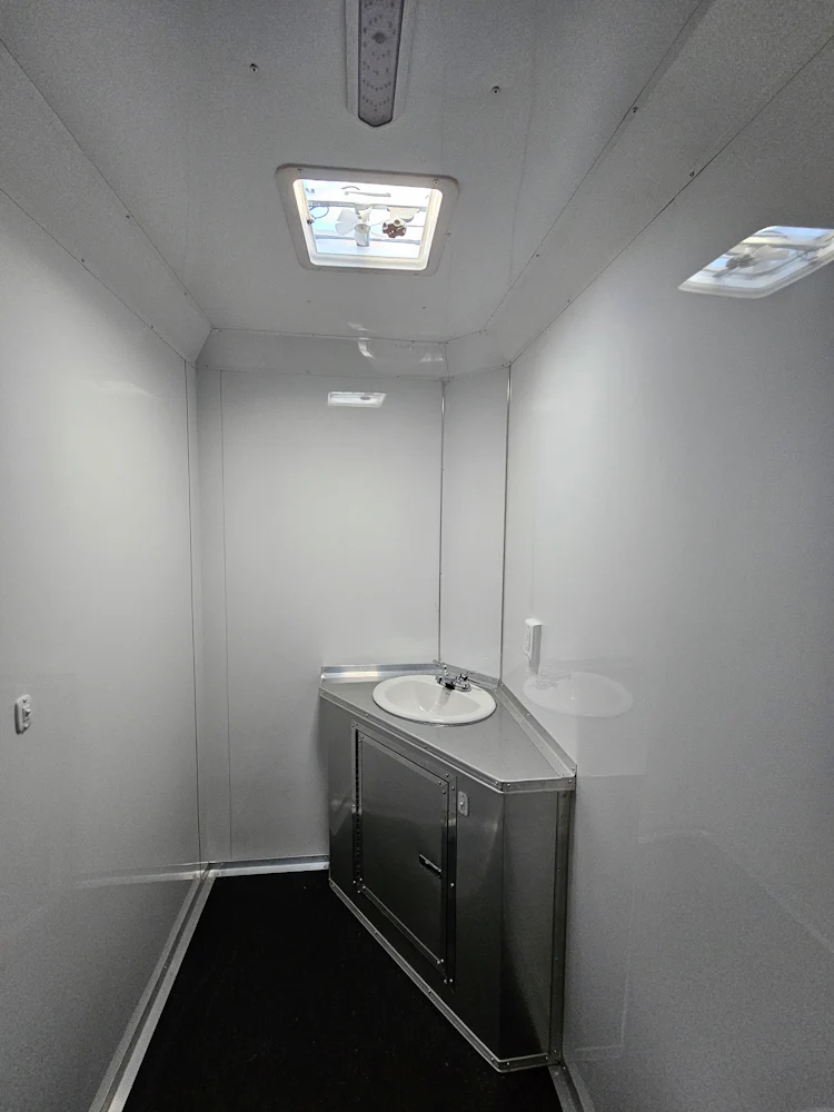 Concession Trailer 8.5' X 30' Charcoal Grey Mobile Office Trailer