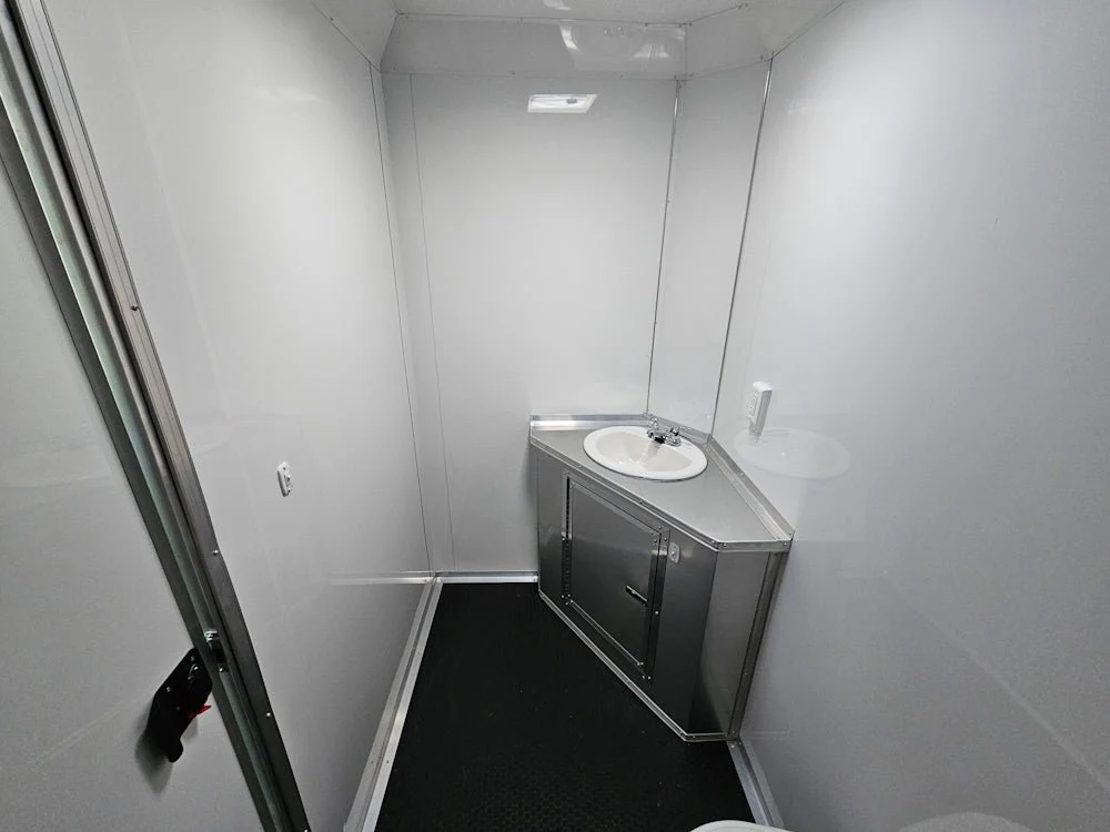 Concession Trailer 8.5' X 30' Charcoal Grey Mobile Office Trailer