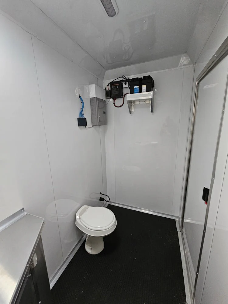 Concession Trailer 8.5' X 30' Charcoal Grey Mobile Office Trailer
