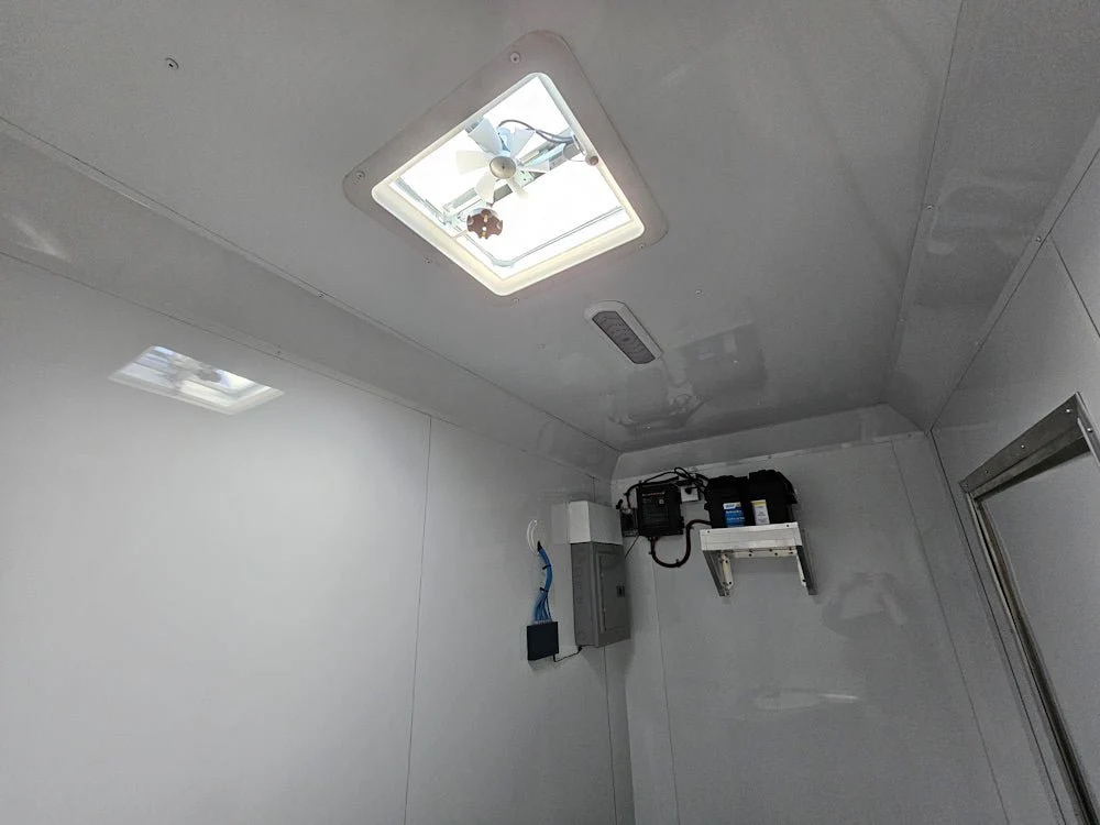 Concession Trailer 8.5' X 30' Charcoal Grey Mobile Office Trailer