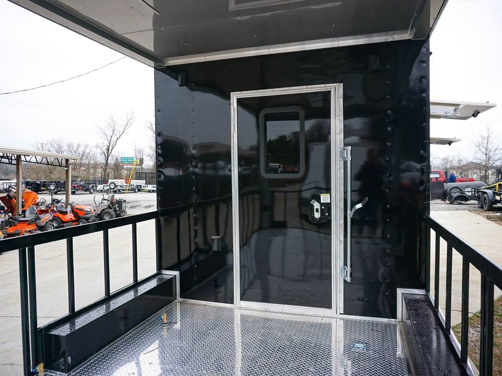 Concession Trailer 8.5' x 30' Custom BBQ Porch Event Catering