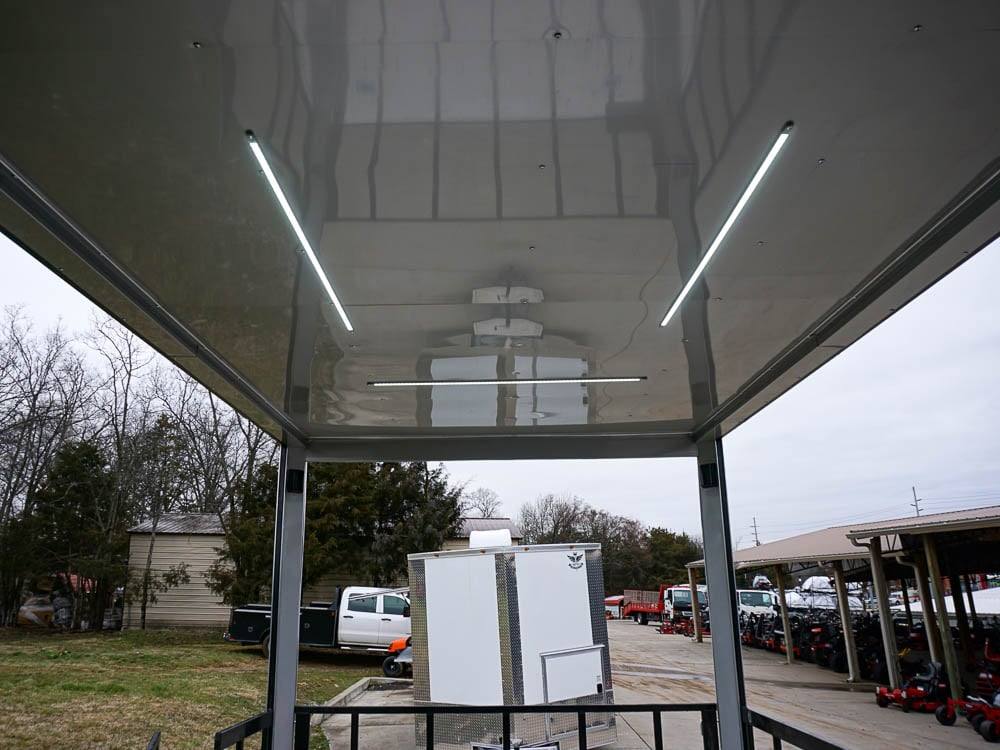 Concession Trailer 8.5' x 30' Custom BBQ Porch Event Catering