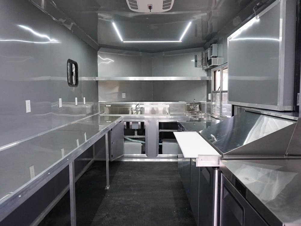 Concession Trailer 8.5' x 30' Custom BBQ Porch Event Catering