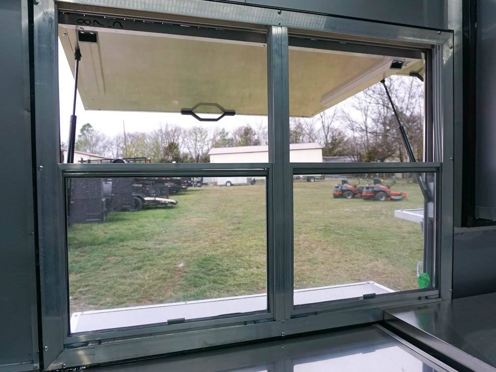 Concession Trailer 8.5' x 30' Custom BBQ Porch Event Catering