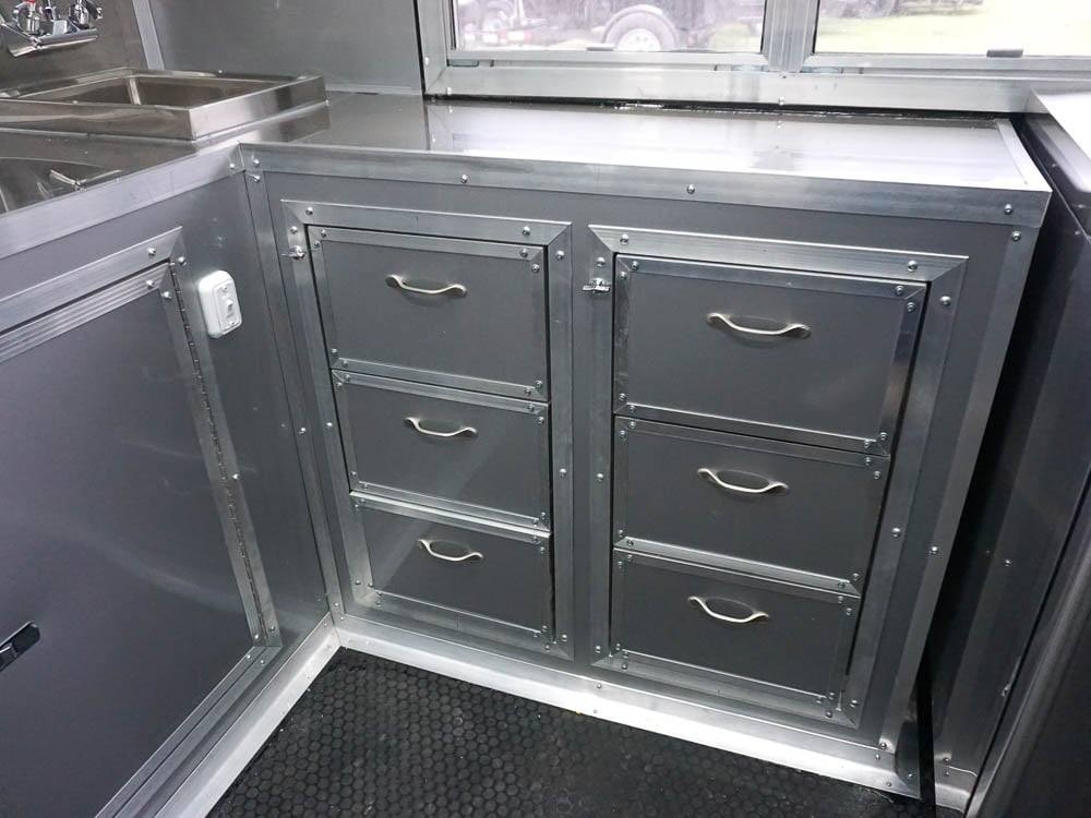 Concession Trailer 8.5' x 30' Custom BBQ Porch Event Catering
