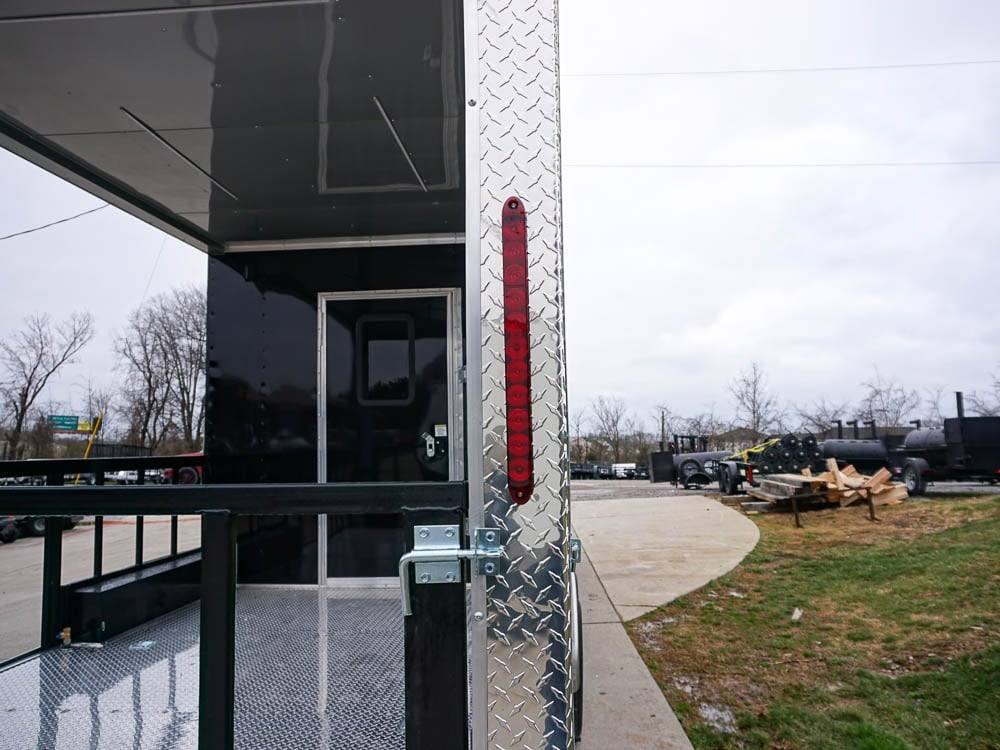 Concession Trailer 8.5' x 30' Custom BBQ Porch Event Catering