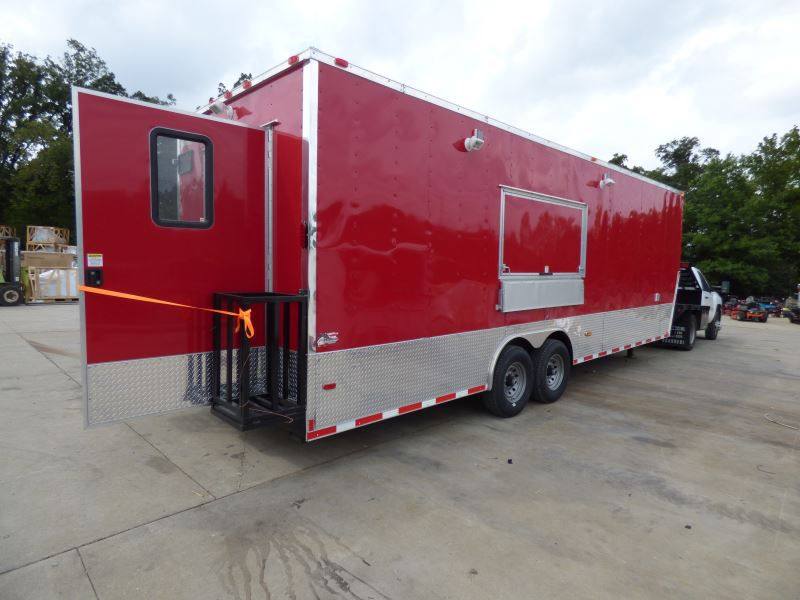 1237-concession-trailer-8.5-x-30-red-gooseneck-event-catering-food-custom-12.jpg Concession Trailer 8.5' x 30' Red Gooseneck Event Catering Food Custom
