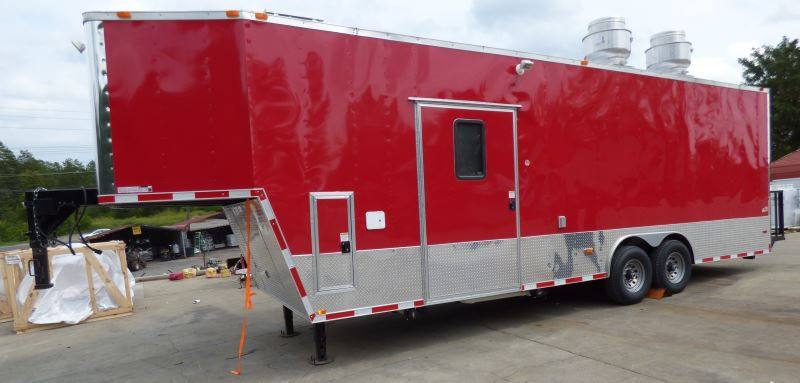 1237-concession-trailer-8.5-x-30-red-gooseneck-event-catering-food-custom-15.jpg Concession Trailer 8.5' x 30' Red Gooseneck Event Catering Food Custom