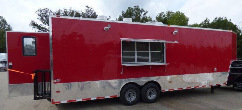 1237-concession-trailer-8.5-x-30-red-gooseneck-event-catering-food-custom-23.jpg Concession Trailer 8.5' x 30' Red Gooseneck Event Catering Food Custom