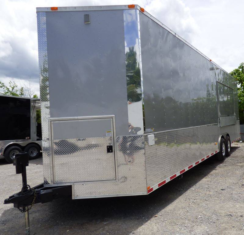 1238-concession-trailer-8.5-x-30-silver-frost-catering-event-food-trailer-7.jpg Concession Trailer 8.5' x 30' Silver Frost- Catering Event Food Trailer