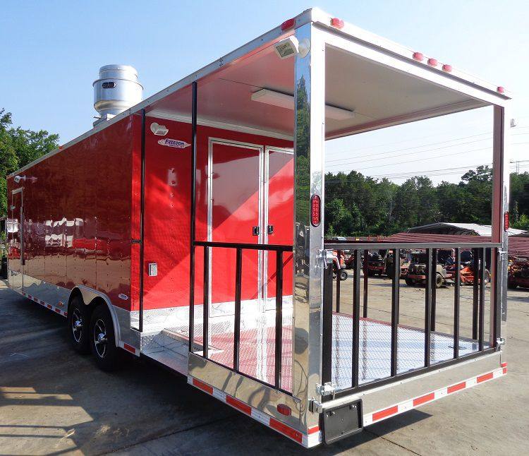 1239-concession-trailer-8.5-x-30-smoker-event-bbq-catering-enclosed-red-restroom-11.jpg Concession Trailer 8.5' x 30' Smoker Event BBQ Catering Enclosed (Red) Restroom