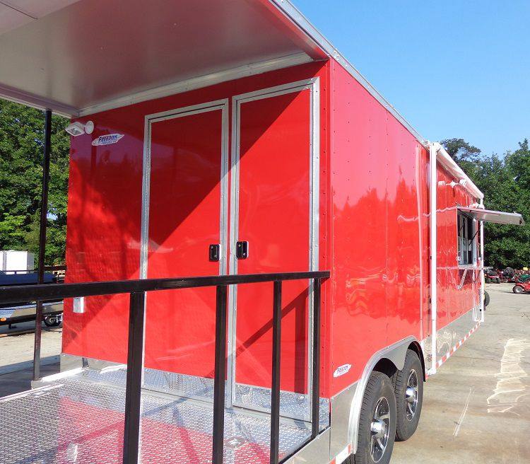 1239-concession-trailer-8.5-x-30-smoker-event-bbq-catering-enclosed-red-restroom-13.jpg Concession Trailer 8.5' x 30' Smoker Event BBQ Catering Enclosed (Red) Restroom
