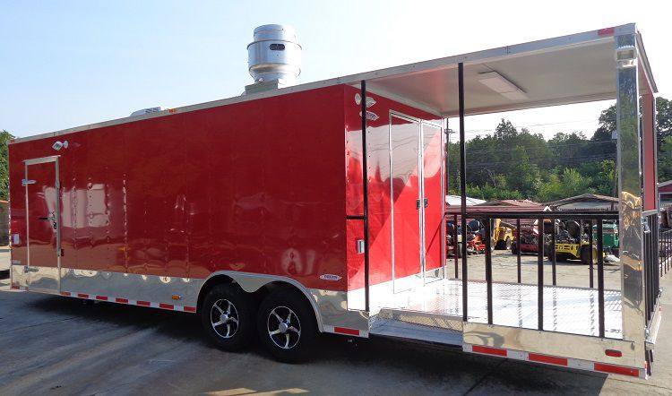 1239-concession-trailer-8.5-x-30-smoker-event-bbq-catering-enclosed-red-restroom-18.jpg Concession Trailer 8.5' x 30' Smoker Event BBQ Catering Enclosed (Red) Restroom