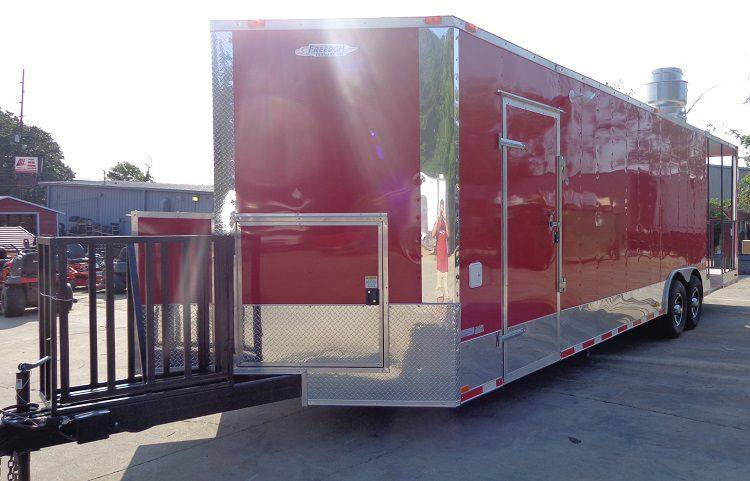 1239-concession-trailer-8.5-x-30-smoker-event-bbq-catering-enclosed-red-restroom-20.jpg Concession Trailer 8.5' x 30' Smoker Event BBQ Catering Enclosed (Red) Restroom