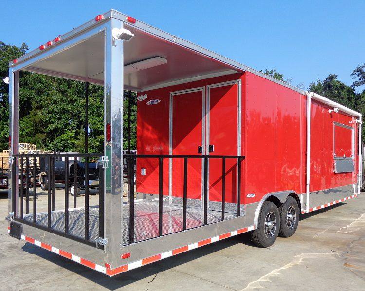 1239-concession-trailer-8.5-x-30-smoker-event-bbq-catering-enclosed-red-restroom-3.jpg Concession Trailer 8.5' x 30' Smoker Event BBQ Catering Enclosed (Red) Restroom
