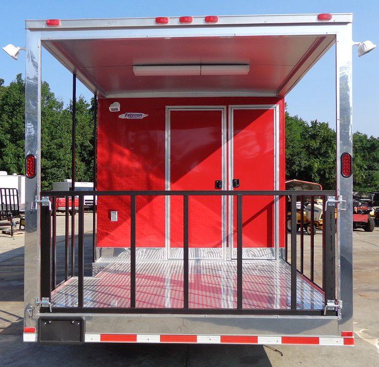 1239-concession-trailer-8.5-x-30-smoker-event-bbq-catering-enclosed-red-restroom-8.jpg Concession Trailer 8.5' x 30' Smoker Event BBQ Catering Enclosed (Red) Restroom