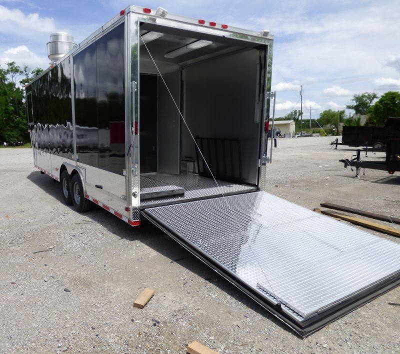 1240-concession-trailer-8.5-x-31-gooseneck-black-bbq-catering-19.jpg Concession Trailer 8.5' x 31' Gooseneck Black - BBQ Catering