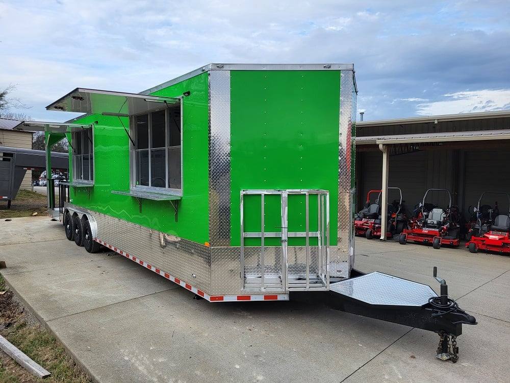 1241-concession-trailer-8.5-x-32-lime-green-food-event-catering-1.jpg Concession Trailer 8.5' X 32' Lime Green Food Event Catering