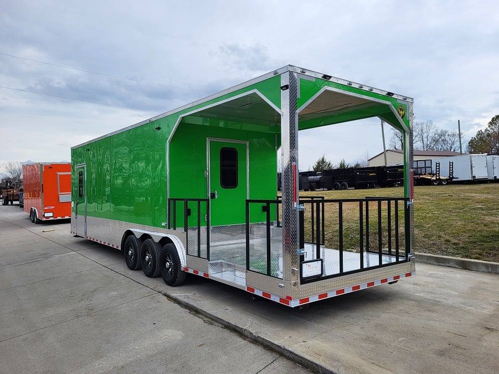 1241-concession-trailer-8.5-x-32-lime-green-food-event-catering-10.jpg Concession Trailer 8.5' X 32' Lime Green Food Event Catering