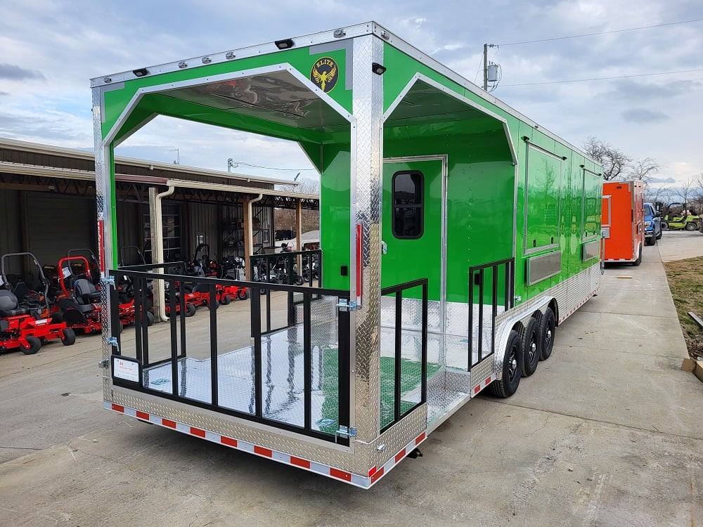1241-concession-trailer-8.5-x-32-lime-green-food-event-catering-12.jpg Concession Trailer 8.5' X 32' Lime Green Food Event Catering