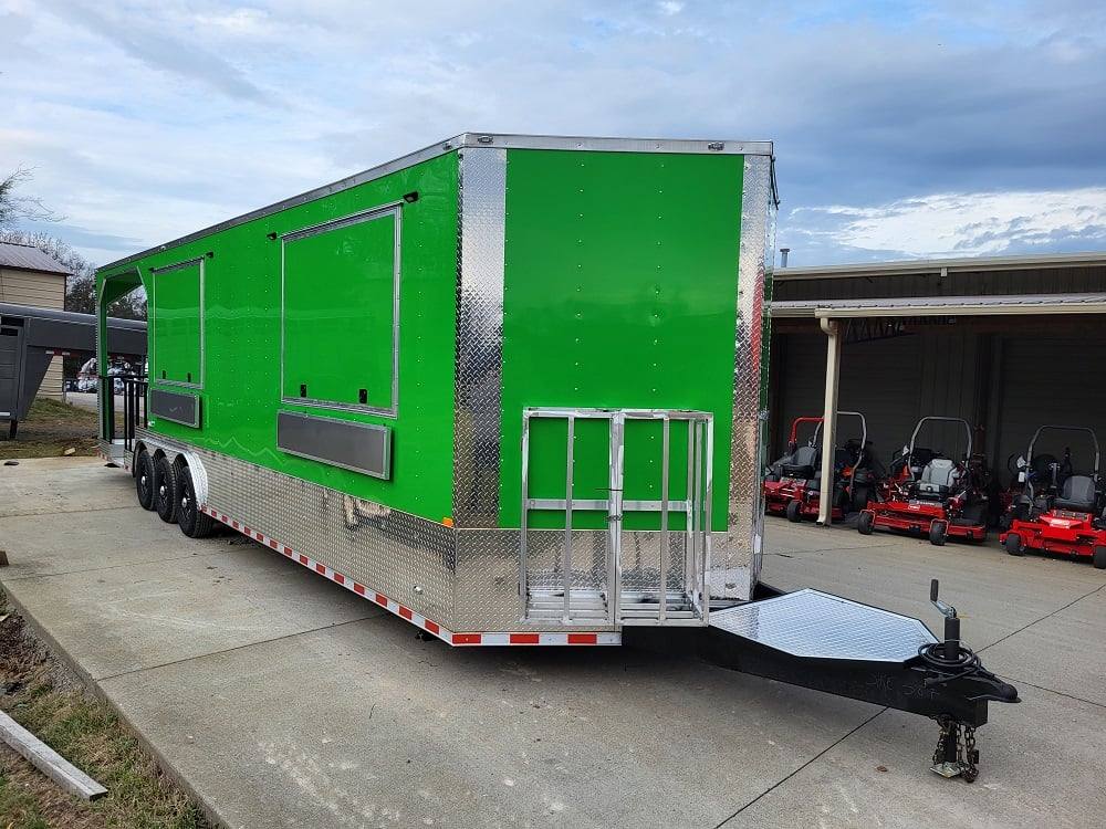 1241-concession-trailer-8.5-x-32-lime-green-food-event-catering-14.jpg Concession Trailer 8.5' X 32' Lime Green Food Event Catering