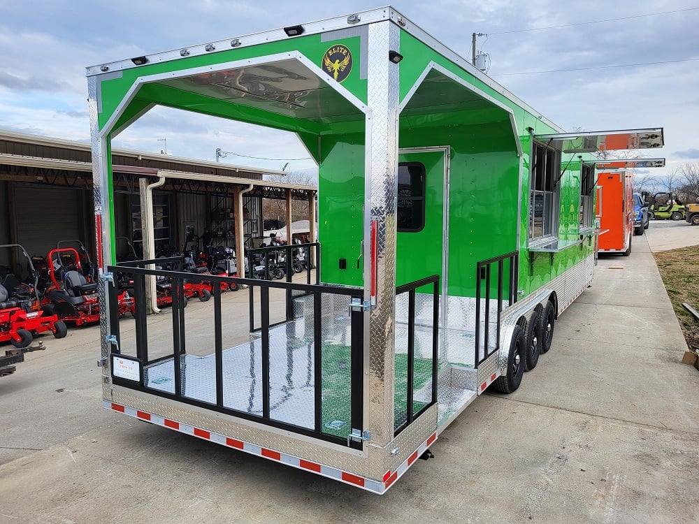 1241-concession-trailer-8.5-x-32-lime-green-food-event-catering-16.jpg Concession Trailer 8.5' X 32' Lime Green Food Event Catering