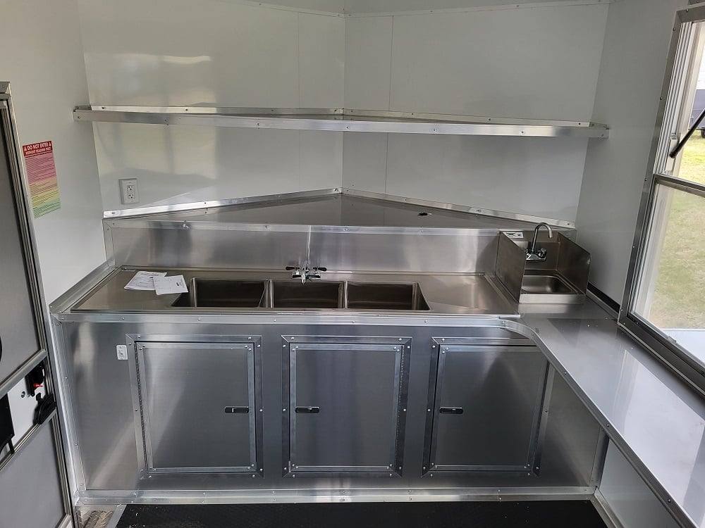 1241-concession-trailer-8.5-x-32-lime-green-food-event-catering-26.jpg Concession Trailer 8.5' X 32' Lime Green Food Event Catering
