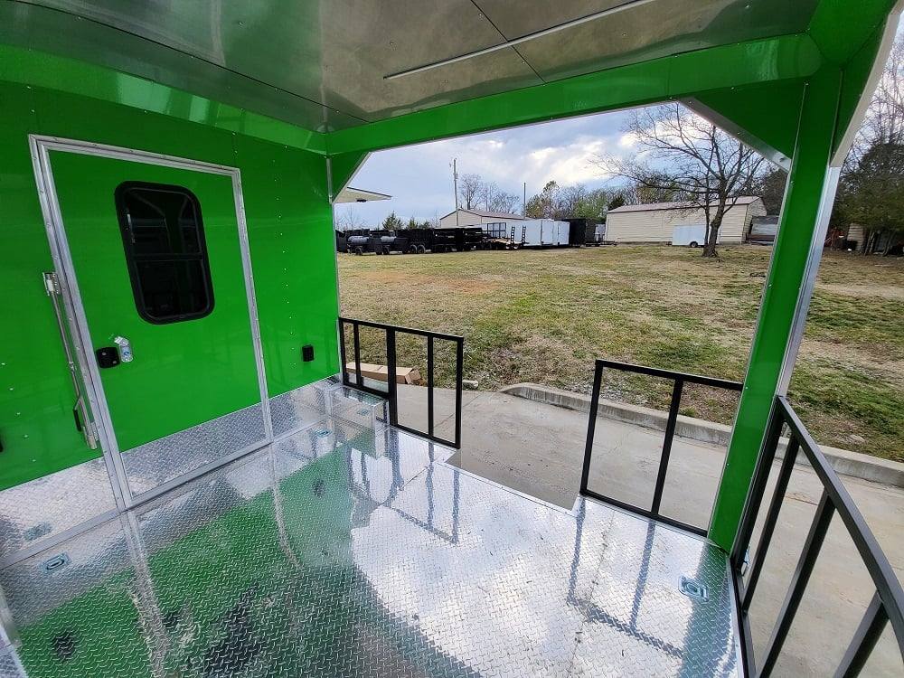 1241-concession-trailer-8.5-x-32-lime-green-food-event-catering-33.jpg Concession Trailer 8.5' X 32' Lime Green Food Event Catering