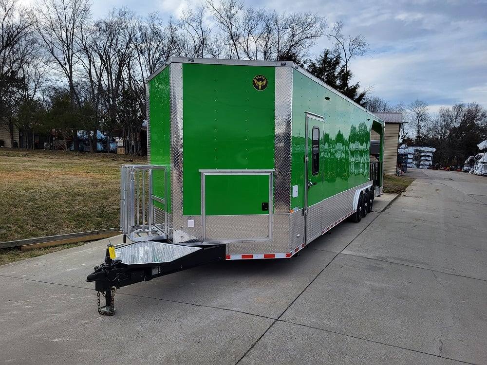 1241-concession-trailer-8.5-x-32-lime-green-food-event-catering-7.jpg Concession Trailer 8.5' X 32' Lime Green Food Event Catering