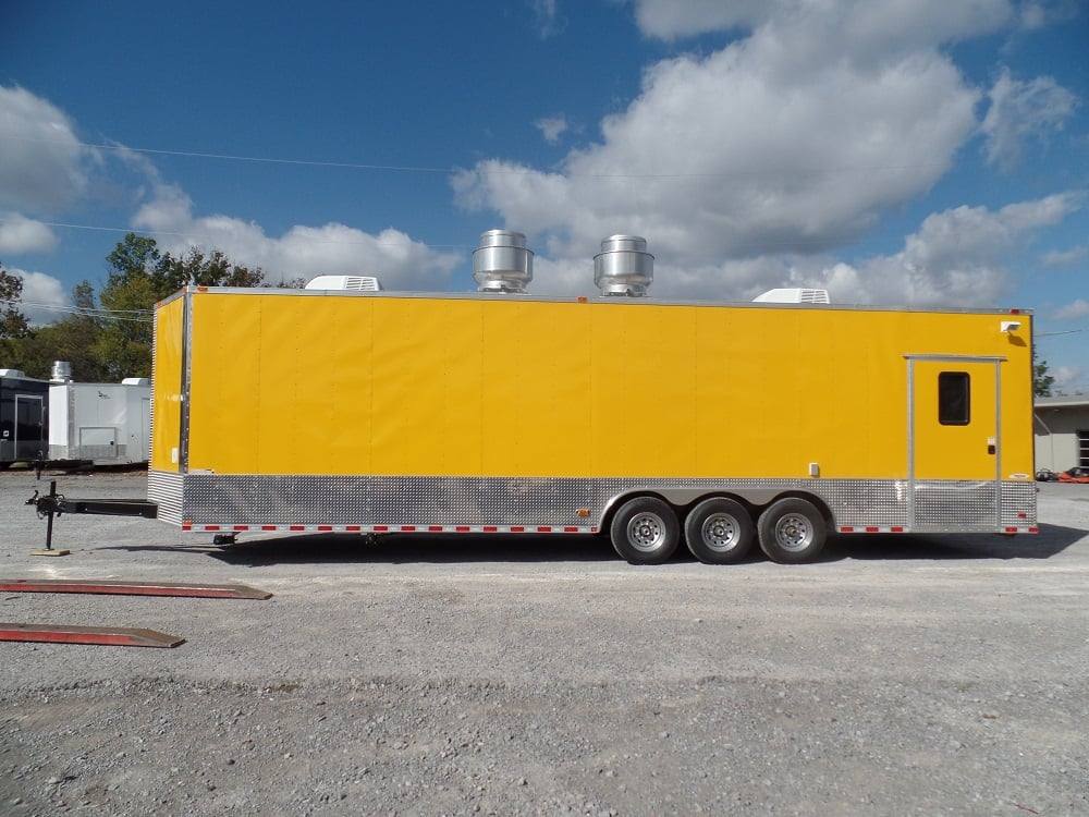 1243-concession-trailer-8.5-x-32-yellow-food-event-catering-4.jpg Concession Trailer 8.5' x 32' Yellow Food Event Catering