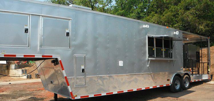 1246-concession-trailer-8.5-x-38-silver-gooseneck-food-vending-event-catering-6.jpg Concession Trailer 8.5' x 38' Silver Gooseneck Food Vending Event Catering