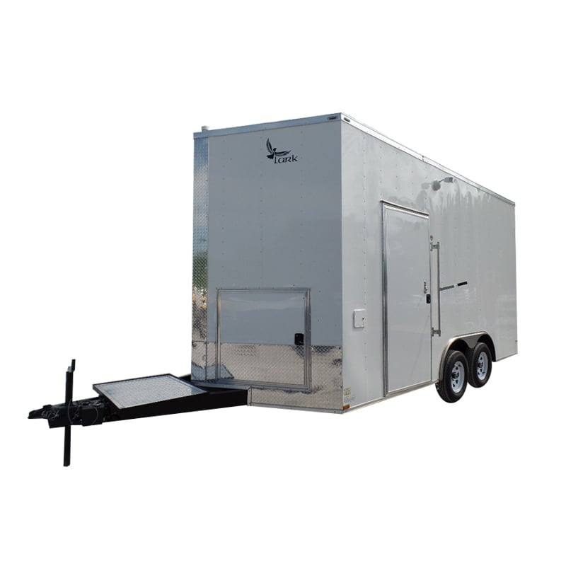 125-8.5-x-16-concession-trailer-white-food-event-catering-1.jpg 8.5' x 16' Concession Trailer White Food Event Catering