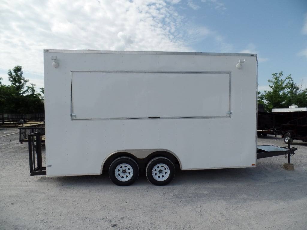 125-8.5-x-16-concession-trailer-white-food-event-catering-13.jpg 8.5' x 16' Concession Trailer White Food Event Catering